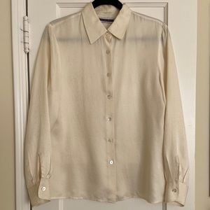 Vintage Silk Button Up